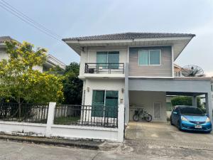 For SaleHouseLadkrabang, Suwannaphum Airport : Beautiful house in the luxury project Perfect Place Sukhumvit 77, beautiful condition, next to Robinson Lat Krabang.