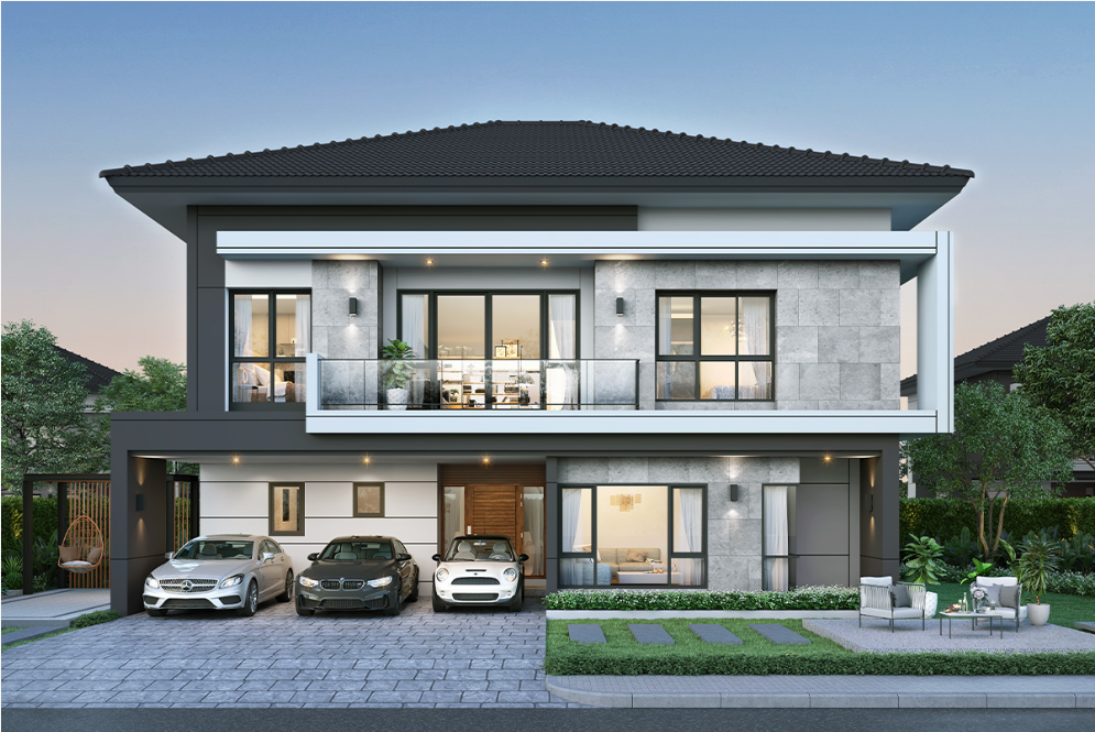 Sale DownHouseRathburana, Suksawat : ✨ House model Dionne Phase 1 near the garden ✨