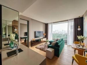 ให้เช่าคอนโดสีลม ศาลาแดง บางรัก : For Rent 💜 Saladaeng One  💜 (Property Code #A23_11_1129_2 ) Beautiful room, beautiful view, ready to move in.