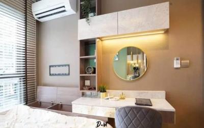 For RentCondoRama9, Petchburi, RCA : New condo for rent, Life Asoke - Rama 9, 35 sq m., ready to move in.