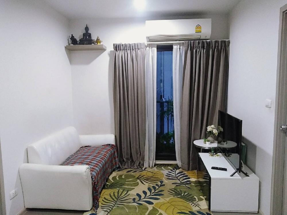 For SaleCondoPinklao, Charansanitwong : The Parkland Charan - Pinklao Condo for rent : 2 bedrooms 1 bathroom for 45 sqm. Garden View on 8th floor B building.with closed kitchen, fully furnished and electrical appliances.Next to MRT Bangyikhan. Sale only for 4.45 MB.