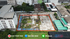 For SaleLandOnnut, Udomsuk : Land for sale, 500 square wah, On Nut 62, near MRT Si Nut station.