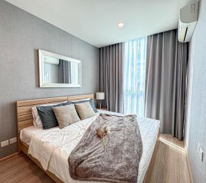 For SaleCondoRatchadapisek, Huaikwang, Suttisan : 🔥 For Sale !! Noble Revolve Ratchada 2, size 2 bedrooms, 38th floor, near MRT Thailand Cultural Centre