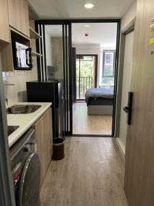 For RentCondoChaengwatana, Muangthong : Condo for rent, Oneder Kaset, near Kasetsart University, Bang Khen 🔥 Brand new room 🔥