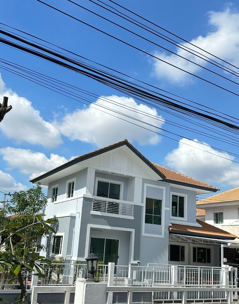 For RentHouseMin Buri, Romklao : Single house for rent, good location