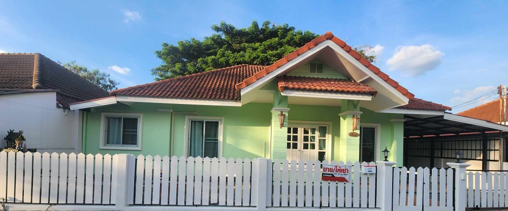 For RentHouseChiang Mai : 04RH014 Single-storey detached house for rent 10,000 baht, location near 89 Plaza, Nong Hoi, Chiang Mai.