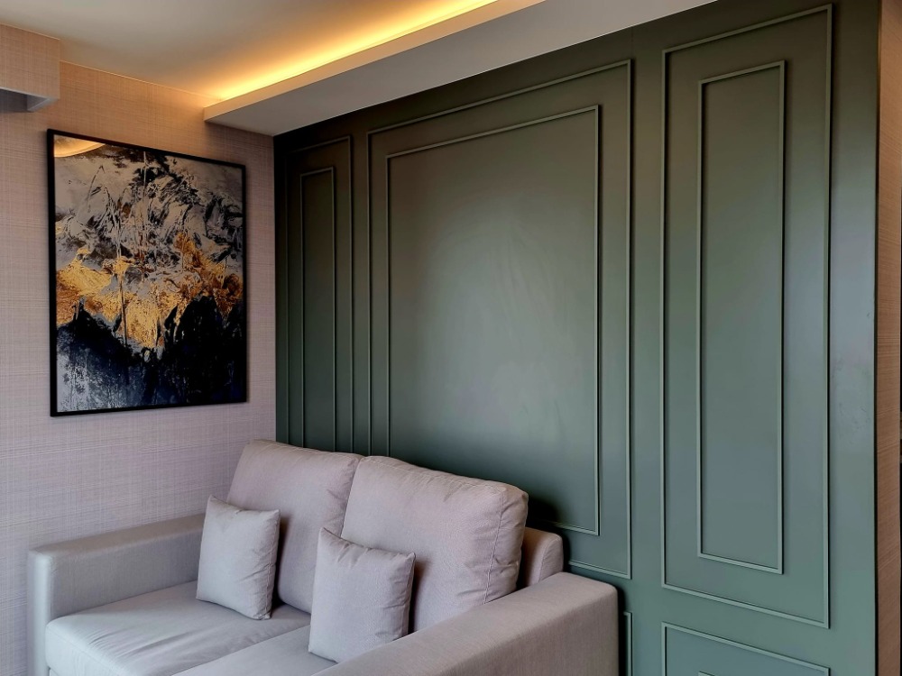 For SaleCondoOnnut, Udomsuk : urgent!! Corner room for sale, highest floor, special, can see in 2 directions, most beautiful and luxurious in the IKON Sukhumvit 77 project.