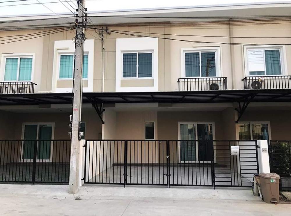 For RentTownhousePathum Thani,Rangsit, Thammasat : New townhome for rent Bless City Park Ring Road-Lam Luk Ka Project