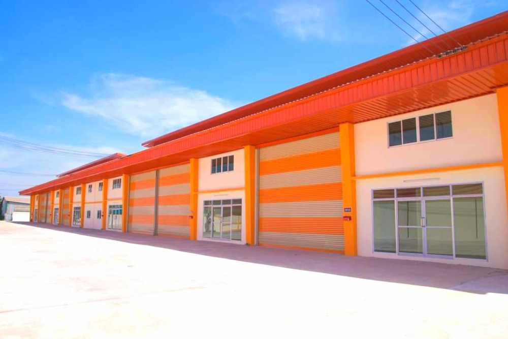 For SaleFactorySamut Prakan,Samrong : Factory for sale, newly built, color map, is purple, Phraeksa Soi 5, ready to move in