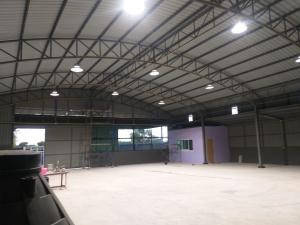 For RentWarehouseNawamin, Ramindra : Warehouse for rent, Hathairat Road Near Maruay Market, area 200 sq w., usable area in warehouse 440 sq m. Newly built, beautiful, clean, private, quiet.