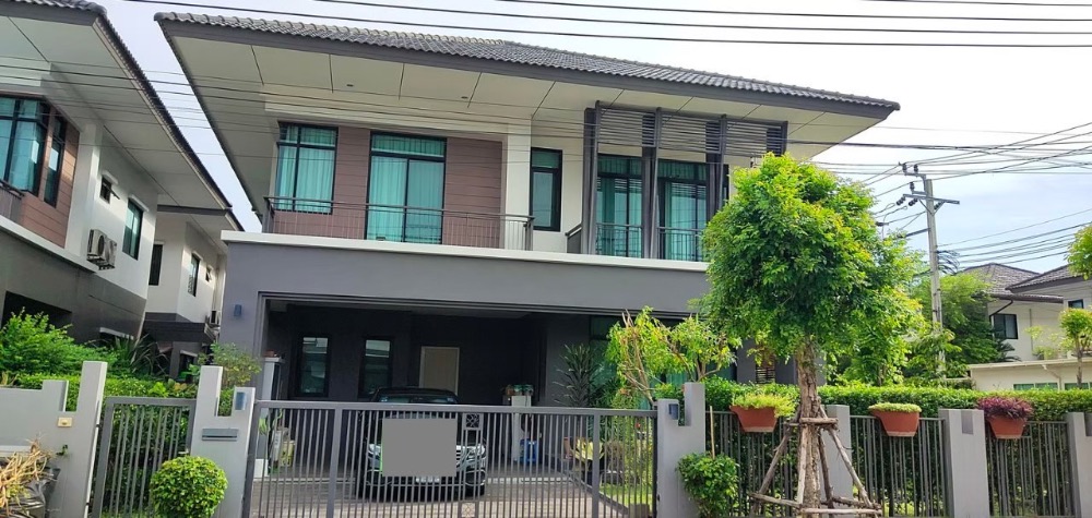For SaleHouseSamut Prakan,Samrong : Single house for sale near King Kaeo, Bangna-Trad KM.12.