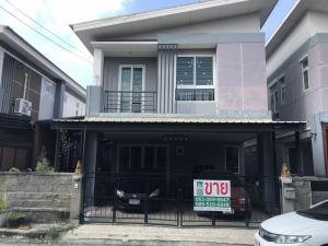 For SaleHousePathum Thani,Rangsit, Thammasat : Selling very cheaply, semi-detached house, The Grand Thai Somboon, Rangsit-Khlong Sam, ready to move in, 3 bedrooms, 3 bathrooms, 42.6 sq m, width 6 m, beautifully decorated, convenient to travel.