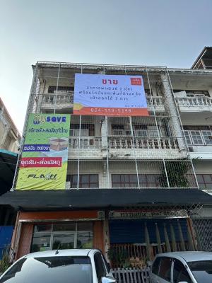For SaleShophouseRama 2, Bang Khun Thian : sell!!! Commercial building, 2 units with additional space, price 20 million baht, transfer fee is half each.