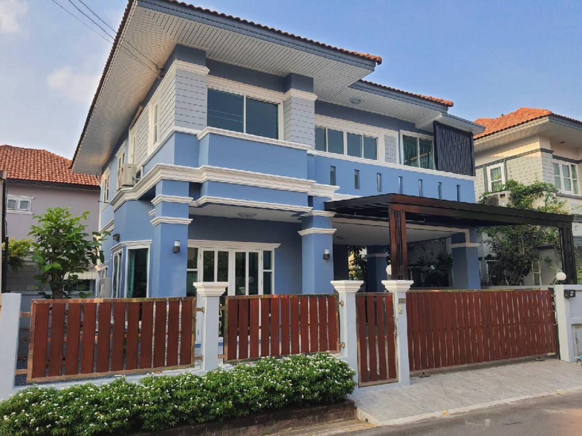 For SaleLandChiang Rai : Single house for sale Chitnara Village Sala Thammasop Soi 20, newly renovated, ready to move in, area 48.5 sq m.