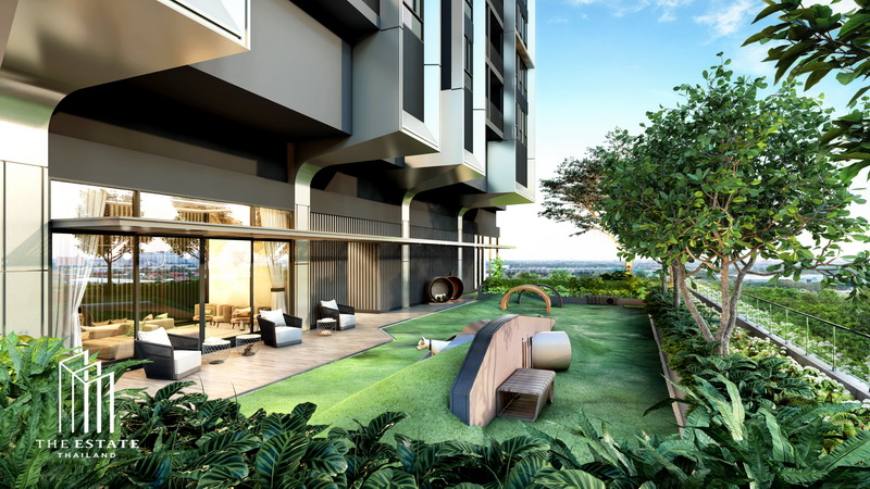For SaleCondoBangna, Bearing, Lasalle : Condo for SALE, good weather, comfortable and has every lifestyle. Whizdom The Forestias (Petopia) Condo, experience the atmosphere and life close to nature @6 MB