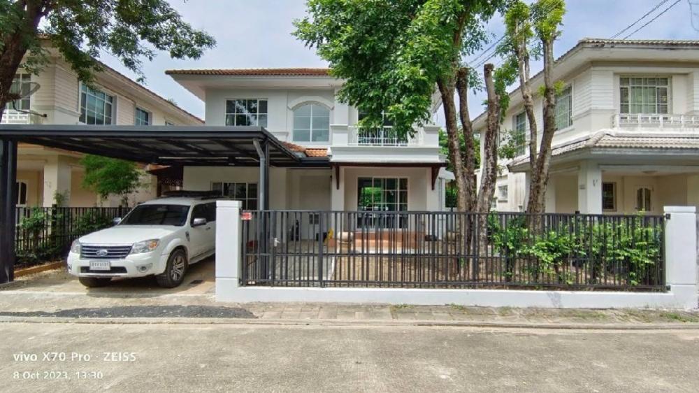 For RentHousePathum Thani,Rangsit, Thammasat : Single house for rent, Chaiyaphruek Village, newly renovated, new furniture throughout, 4 bedrooms, 3 bathrooms, complete with electrical appliances. Rangsit Khlong Si