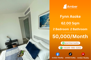 For RentCondoSukhumvit, Asoke, Thonglor : ⭐️Rent Fynn Asoke Price 44,000 THB⭐️