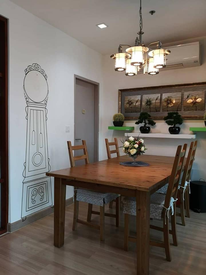 For RentCondoRatchathewi,Phayathai : Ideo Mobi Phayathai【𝐑𝐄𝐍𝐓】🔥 Studio room, elegant, cute decoration, complete furniture near BTS Phayathai, ready! 🔥Contact Line ID: @hacondo