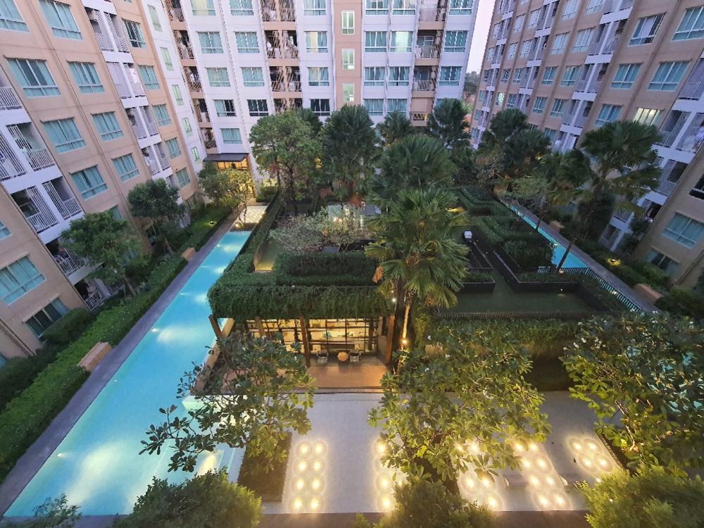 For RentCondoPinklao, Charansanitwong : For rent, D Condo Than Charan, 2 bedrooms, 55 sq m, fully furnished in every room, common area, beautiful swimming pool. There is a free shuttle bus to MRT Bang Khun Non and Siriraj available and ready to rent.