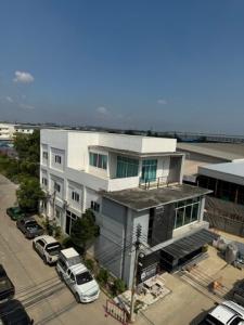 For SaleHome OfficePattaya, Bangsaen, Chonburi : Home office for sale, 3 floors, 105 sq w, 500 sq m, Phan Thong area, Chonburi. In Amata Nakorn Industrial Estate