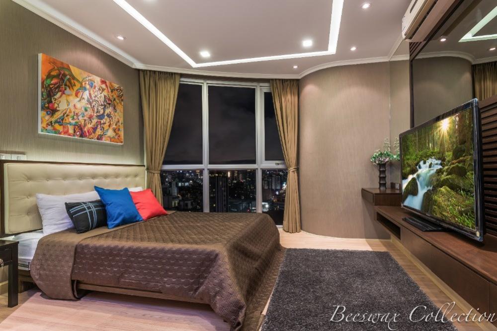 For RentCondoOnnut, Udomsuk : Condo for rent, luxury condo  Premium decoration, Sky Walk project, Chao Phraya River view #near BTS Phra Khanong, rental price 70,000 / month *