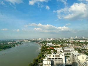 For SaleCondoRattanathibet, Sanambinna : Urgent sale, Condo Manor, view of the Chao Phraya River (Building D, 34th floor), next to the Ministry of Commerce (MRT Phra Nang Klao Bridge), near Sanambinnam, Nonthaburi, good price, ready to own immediately.