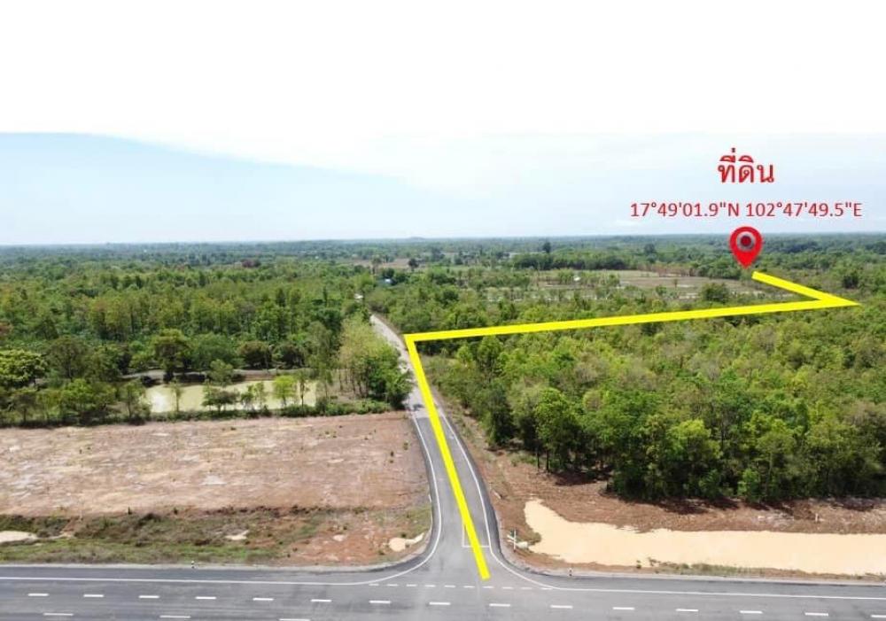 For SaleLandNong Khai : Land for sale, 3 ngan 50 sq m, near New Nong Khai-Bueng Kan Road, Pho Chai Subdistrict, Mueang District, Nong Khai Province, near the city.