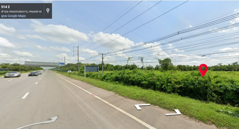 For SaleLandNong Khai : Vae, 5 rai of land, next to Mittraphap Road, inbound, Nong Khai Province, near the Volvo showroom, Shell gas station, near the new bypass road to the Thai Lao Friendship Bridge and to Bueng Kan.