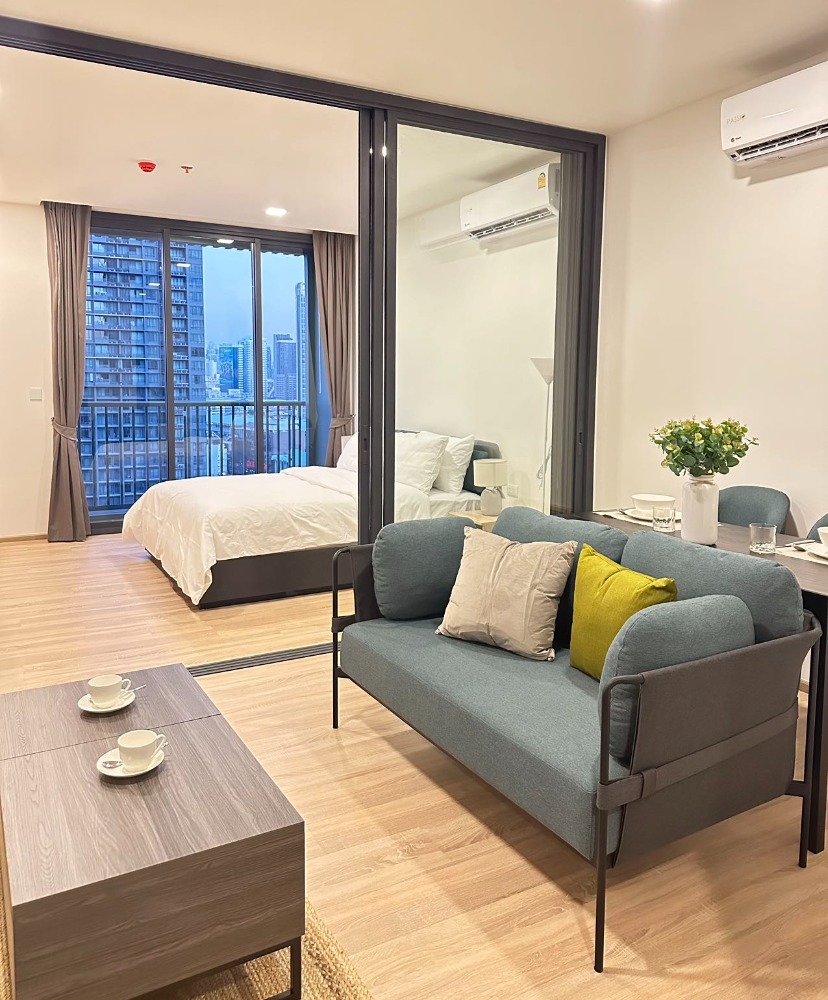 For RentCondoRatchathewi,Phayathai : 🔥🔥🔥 For rent XT PHAYATHAI, beautiful room, fully built-in, good view, complete with furniture and electrical appliances 🚆near BTS PhayaThai🔥🔥🔥