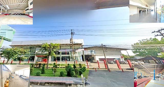 For RentOfficeChaengwatana, Muangthong : on Vibhavadi41-80 Rangsit MRT LakSi 3-story office building for rent car showroom 2Rai 2Ngan on Vibh