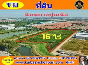 For SaleLandSamut Prakan,Samrong : Land for sale in Bang Pu Industrial Estate (North), Phraeksa Subdistrict, Mueang District, Samut Prakan Province.