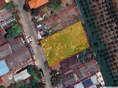 For SaleLandMin Buri, Romklao : Selling vacant land for sale, Ramkhamhaeng 182, 1 rai 65 square wah, suitable for residential housing.