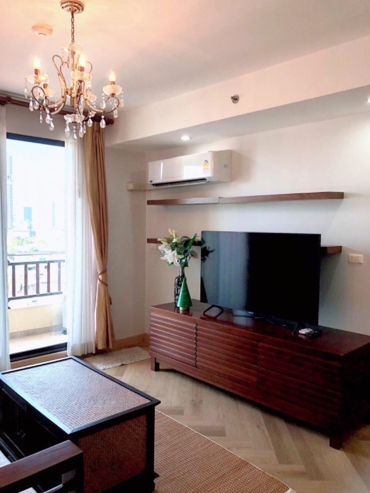 For RentCondoSathorn, Narathiwat : Condo for rent, Supalai Oriental Place, Soi Suan Phlu 8, fully furnished. Everything is comfortable, 1 bedroom, 1 bathroom, furniture ready to move in.