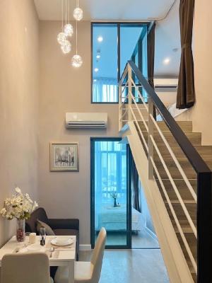 For RentCondoBang Sue, Wong Sawang, Tao Pun : 🔥🔥[For Rent] Metro Sky Prachachuen Condo Duplex 2 floors, 2 bedrooms, 50 meters near the BTS Bang Son Station🔥🔥