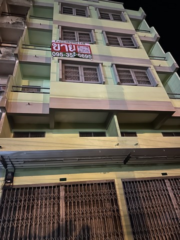 For SaleShophouseEakachai, Bang Bon : Muen Sap Land, 4-story commercial building, suitable for small business.