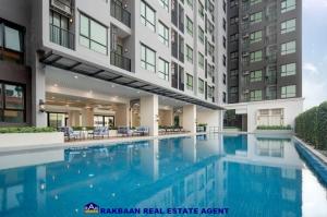 For SaleCondoRamkhamhaeng, Hua Mak : Condo for sale KNIGHTS BRIDGE COLLAGE Ramkhamhaeng, 9th floor, area 31.72 sq m, fully furnished, Ready to move in.