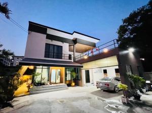 For SaleHouseVipawadee, Don Mueang, Lak Si : Single house, Phahonyothin 54, Saphan Mai, 114 sq m, near BTS, new house, only 2 years old, large house, modern minimalist style.