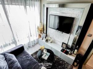 For RentCondoLadprao, Central Ladprao : Condo for rent, Life Ladprao, beautifully decorated room, ready to move in, near BTS.