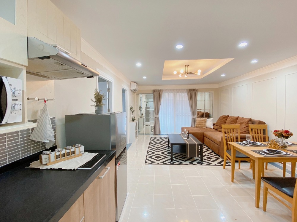 For SaleCondoRamkhamhaeng, Hua Mak : 2 large bedrooms, 72 sq m., installments cheaper than renting, fully furnished, new appliances, ready to move in | 🚅𝗠𝗥𝗧Lat Phrao 83 | 𝗕𝗼𝗱𝗶𝗻 𝗦𝘄𝗲𝗲𝘁 𝗛𝗼𝗺𝗲| Ramkhamhaeng 𝟰 𝟯/𝟭|🔖Condo promotion
