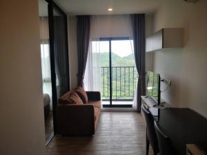 For RentCondoSriracha Laem Chabang Ban Bueng : Condo for rent, beautiful room, quiet, mountain view, not hot.