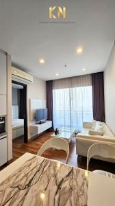For RentCondoRatchadapisek, Huaikwang, Suttisan : Condo Ivy ampio for rent, 1 bedroom, 44 sq m., high floor.