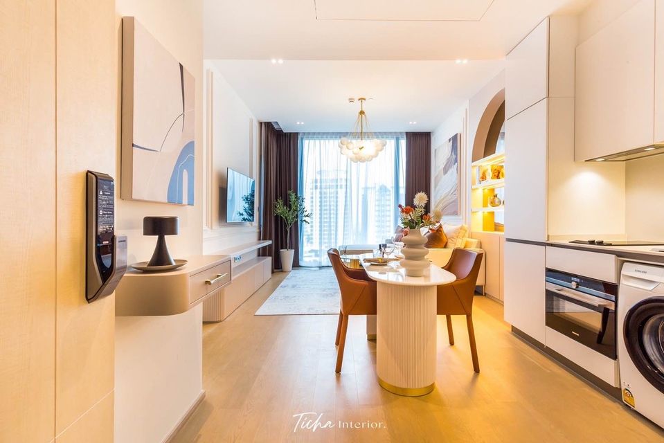 For RentCondoSukhumvit, Asoke, Thonglor : 📣Rent with us and get 1,000!! For rent, The Strand Thonglor, beautiful room, good price, very livable, ready to move in MEBK13591