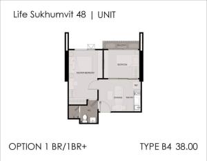 For RentCondoOnnut, Udomsuk : Condo for rent Life Sukhumvit 48, fully furnished. Ready to move in