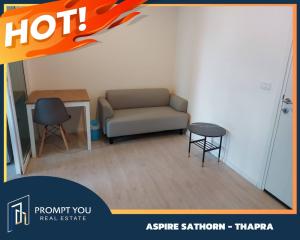 For RentCondoThaphra, Talat Phlu, Wutthakat : 🔥Aspire Sathorn - Thapra 🔥New room, high floor, fully furnished. Ready to move in //Ask for more information LineID : 0854612454