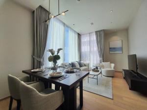 For SaleCondoWitthayu, Chidlom, Langsuan, Ploenchit : Special price before closing the project: 21,900,000, 2 bedrooms, 2 bathrooms, luxuriously decorated throughout.