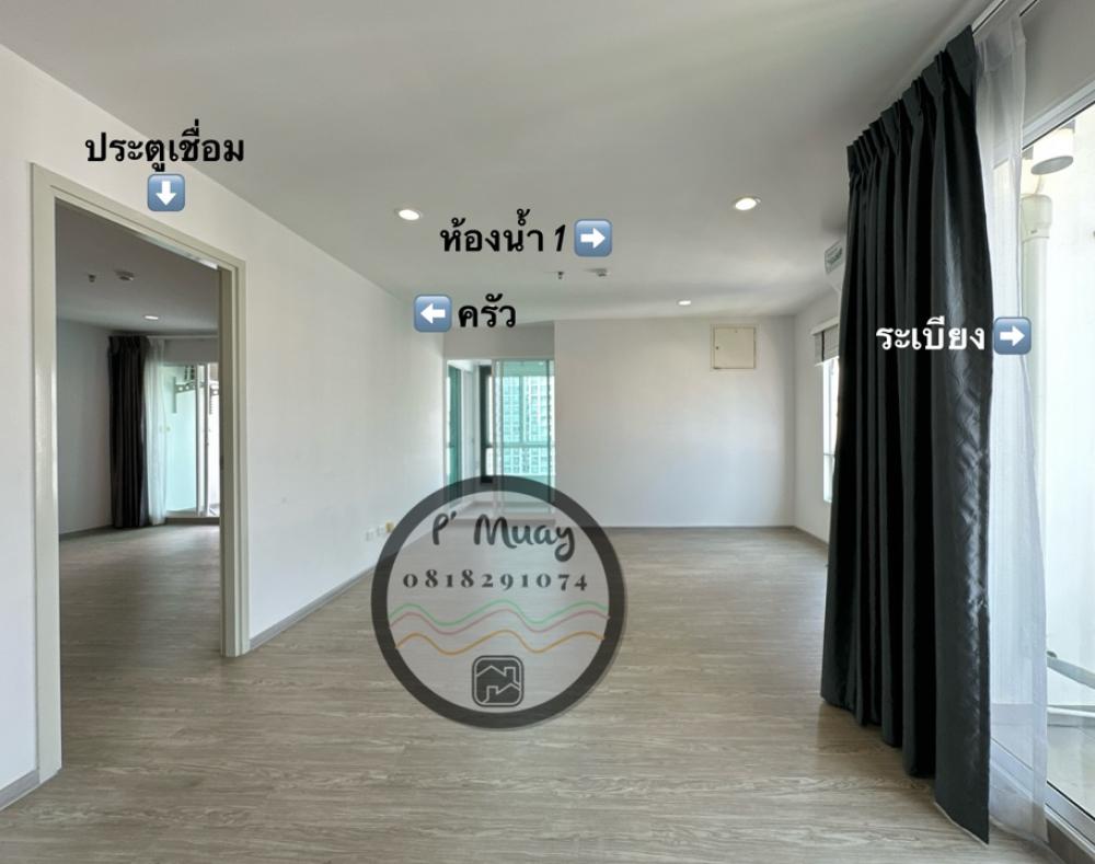 For RentCondoBang Sue, Wong Sawang, Tao Pun : ✅ Ready to move in ✅ For rent⭕️ Empty room, beautiful, comfortable, large bedroom, large living room, 2 bathrooms, 2 water heaters ☀️ #Regent Home Bang Son 28 ❤️ Rent 11,500 baht