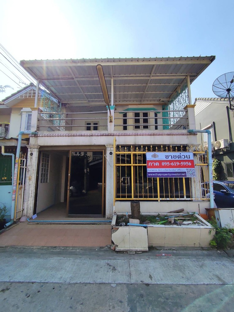 For SaleTownhouseRama 2, Bang Khun Thian : 2-story townhome for sale, corner house, near civilization, Rama 2 Road, Ban Pisan Thakham (Soi Thakham 28) 19 sq m. (Banpisan Thakham 28)