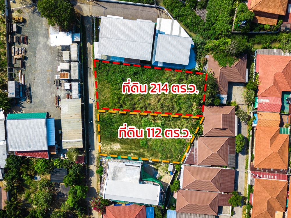 ขายที่ดินเชียงใหม่ : ขายที่ดิน 112.6 ตร.วาและ214ตร.วา เขตชุมชน ใกล้ตลาดบ้านท่อ ในเมืองเชียงใหม่