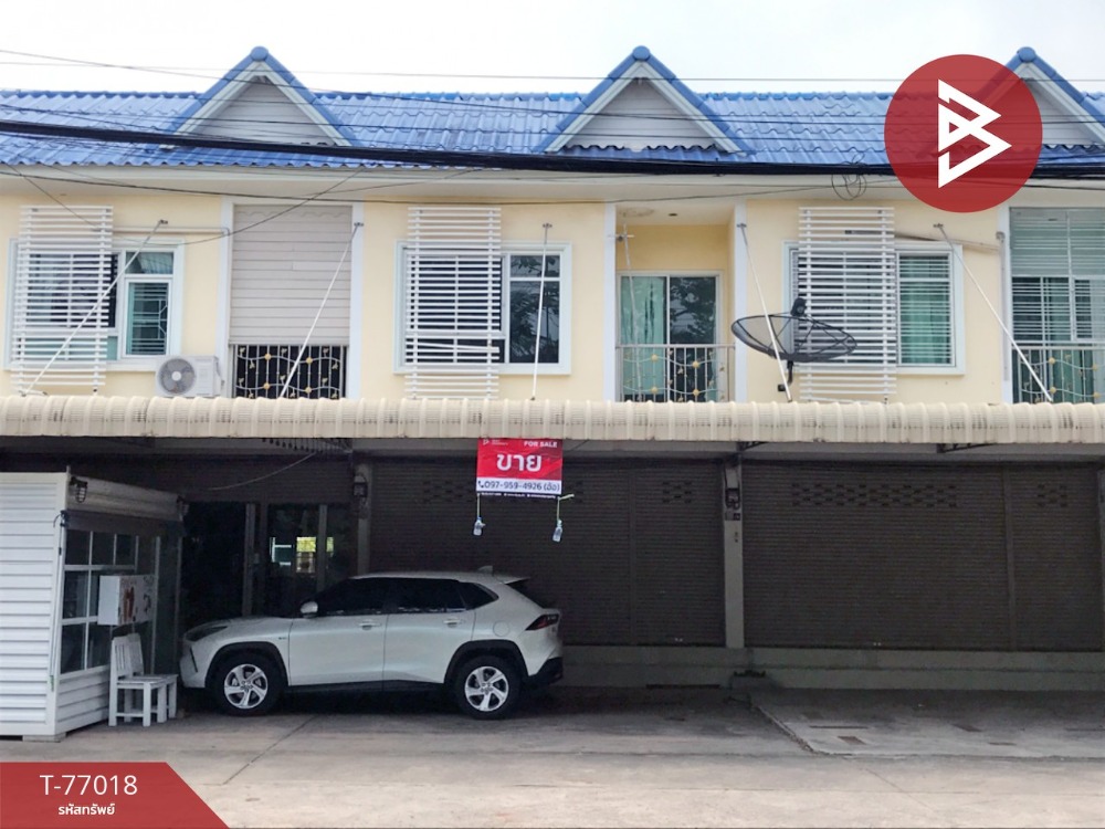 For SaleShophouseSamut Songkhram : Commercial building for sale, 2 floors, area 23.5 square meters, Bang Khonthi District, Samut Songkhram.