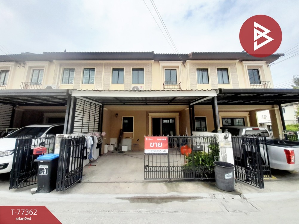 For SaleTownhouseSamut Prakan,Samrong : Townhouse for sale Pruksa Ville Village 102 Bangna-ABAC Samut Prakan